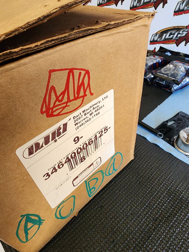 DART LS 8 CCW CRANKSHAFT 9346400061258 NJCLSX