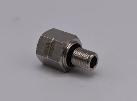 LDM M10x1.0 Male to 1/8" NPT Female Adapter PN: 251036