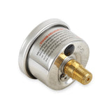 Holley EFI Pressure Gauge 1 1/2 in. Diameter [0-100 PSI, Liquid-Filled] Part # 26-507