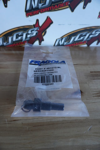 Fragola -6 AN x 1/4 NPS 4L80E Trans Fitting 481672-BL 481672-BL