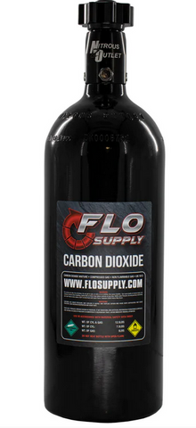 Flo Supply 5lb CO2 Bottle - Billet .508ID Valve (Includes CO2 Adapter) 60-30130