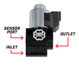 TBM Brakes Low Amp Line Lock Dual Outlet w/ Pressure Sensor Port    52-1062