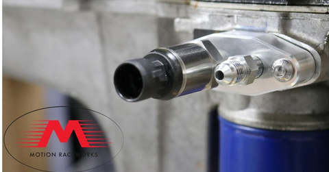 Motion Raceworks LS Turbo Supercharger Oil Feed / Oil Temp / Oil Pressure Sensor Adaptor 10-10020