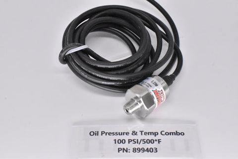Lowdoller Motorsports Oil Pressure & Temperature Combo 100 PSI / 500*F PN: 899403