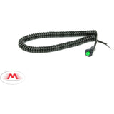 Motion Raceworks Momentary Small Push Button w/6' Wound Cord ( Green) 151004