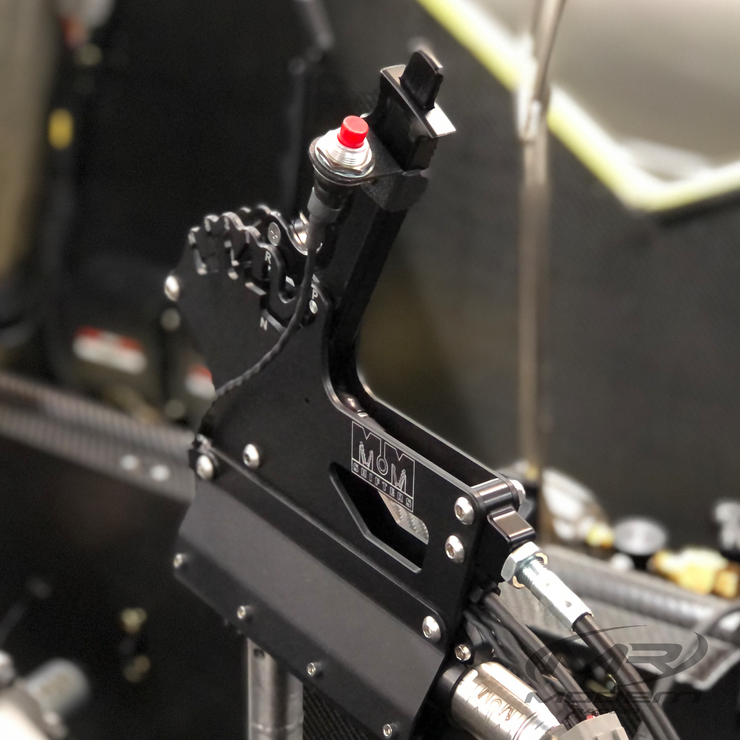 MR M&M Shifter Trans Brake/Reverse/Line lock Button Bracket & Transbra ...