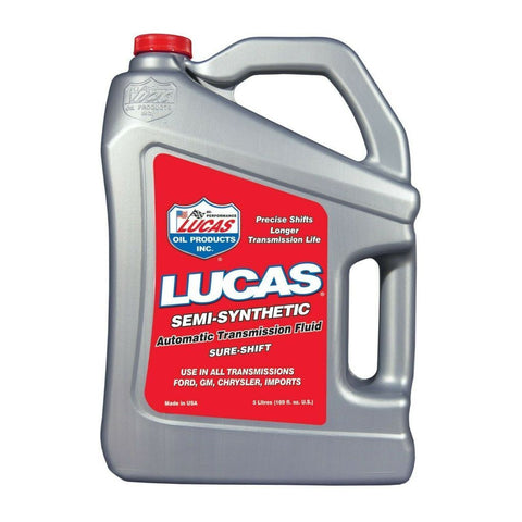 LUCAS SURE SHIFT semi-synthetic automatic transmission fluid. 5 litre 10167