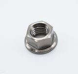 WM Titanium Hex Flange Nut 1/2-Unc Silver 11100