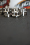 WM Titanium  12 Point Nut 5/8-unf Silver & OD locating washer