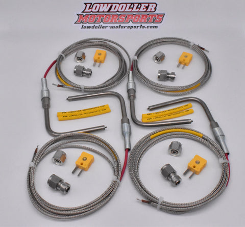 Lowdoller Motorsports  -1/4" EGT-KIT (4 Cylinder) PN:153306