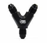 Nitrous Outlet High Flow 3AN x 3AN x 3AN High Flow "Y" Fitting  00-01713