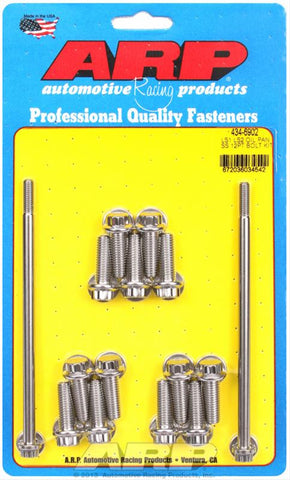 ARP LSX 12-POINT HEAD OIL PAN BOLT KIT  SS ARP-434-6902