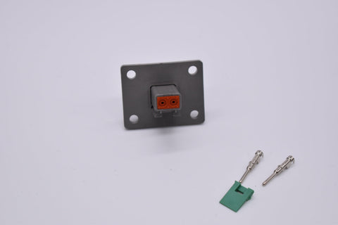 Deutsch DT 2 Pin Flanged Receptacle DT04-2P-L012 PN: 35564