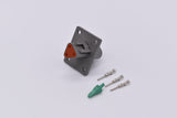 Deutsch DT 3 Pin Flanged Receptacle DT04-3P-L012 PN: 35565