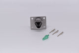 Deutsch DT 3 Pin Flanged Receptacle DT04-3P-L012 PN: 35565