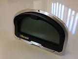 RacePak IQ3 flush mount dash bezel raw cnc Finish