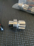 WM Titanium Metric Wheel Nut M12x1.5 Silver