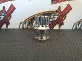 WM Titanium Metric Wheel Nut M12x1.5 Silver